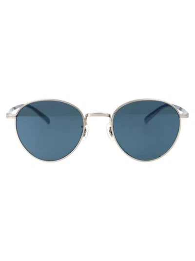 Oliver Peoples 5035q8 Oro Titanium Sunglasses In Metallic
