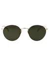 Oliver Peoples 503680 Argento Metal Sunglasses In Green