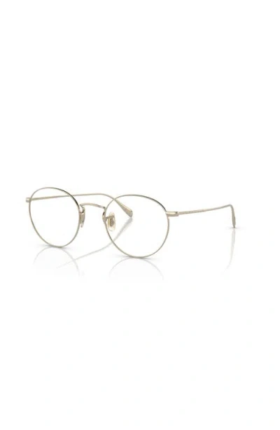 Oliver Peoples 50mm Phantos Optical Glasses In Gold