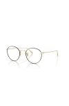 Oliver Peoples 50mm Phantos Optical Glasses In Gold