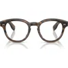 Oliver Peoples 50mm Pillow Optical Glasses In Sedona Red/taupe/demo Lens