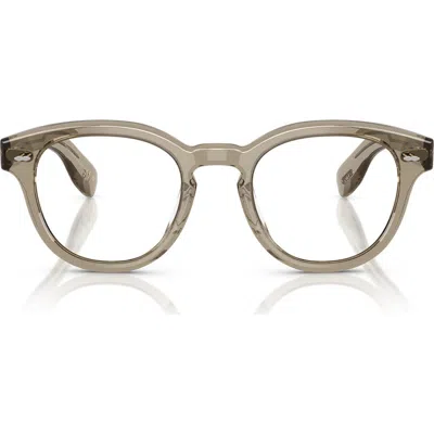 Oliver Peoples 50mm Pillow Optical Glasses In Sencha/demo Lens