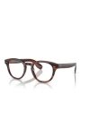 Oliver Peoples 50mm Round Optical Glasses In Brown