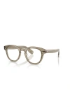 Oliver Peoples 50mm Round Optical Glasses In Transparent