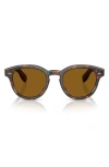Oliver Peoples Full Frame Sunglasses In Brown