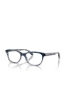 Oliver Peoples 50mm Square Optical Glasses In Blue
