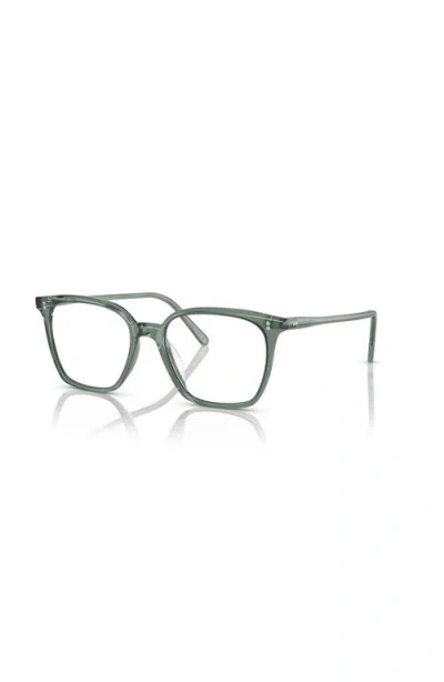 Oliver Peoples 50mm Square Optical Glasses In Green