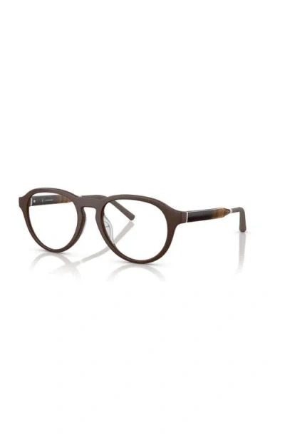 Oliver Peoples 51mm Phantos Optical Glasses In Brown