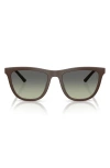 Oliver Peoples 51mm Polarized Pillow Sunglasses In Black