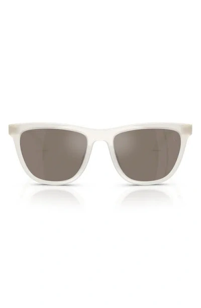 Oliver Peoples 51mm Polarized Pillow Sunglasses In White