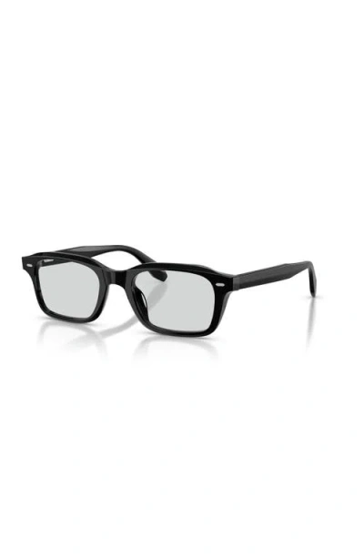 Oliver Peoples 51mm Rectangle Optical Glasses In Purple
