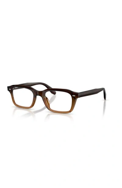 Oliver Peoples 51mm Rectangle Optical Glasses In White
