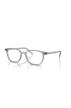 Oliver Peoples 51mm Square Optical Glasses In Gray