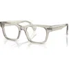 Oliver Peoples 54mm Square Optical Glasses In Neutral