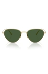 Oliver Peoples Sunglasses 1357s Sole In Gold/vibrant Green