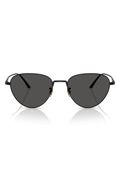 Oliver Peoples 52mm Cat Eye Sunglasses In Black
