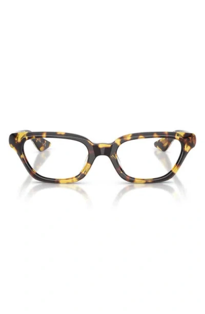 Oliver Peoples 52mm Khaite Cat Eye Optical Frames In Multi