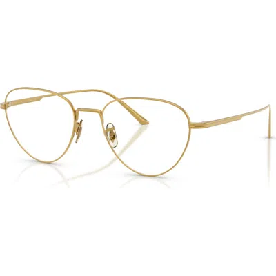 Oliver Peoples 52mm Phantos Optical Glasses In Gold
