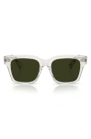 Oliver Peoples 52mm Polarized Pillow Sunglasses In Grey