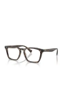 Oliver Peoples 52mm Rectangle Optical Glasses In Black