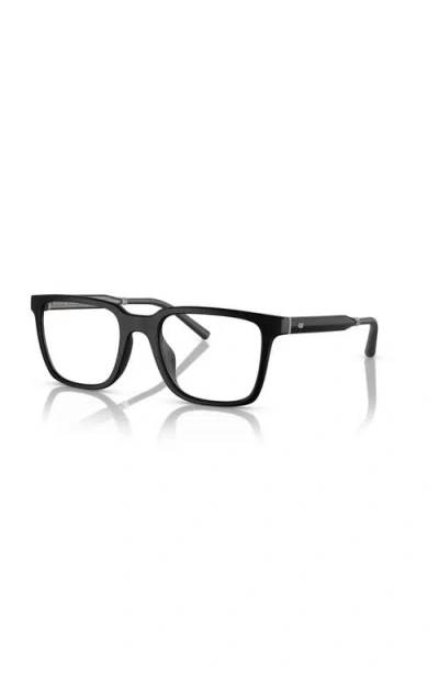 Oliver Peoples 52mm Rectangle Optical Glasses In Black