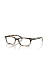Oliver Peoples 53mm Rectangle Optical Glasses In Brown