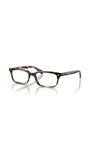 Oliver Peoples 53mm Rectangle Optical Glasses In Multi