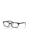 Oliver Peoples 0ov5102 Rectangular Eyeglasses With Glossy Acetate Frames In Black