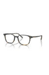Oliver Peoples 53mm Square Optical Glasses In Brown