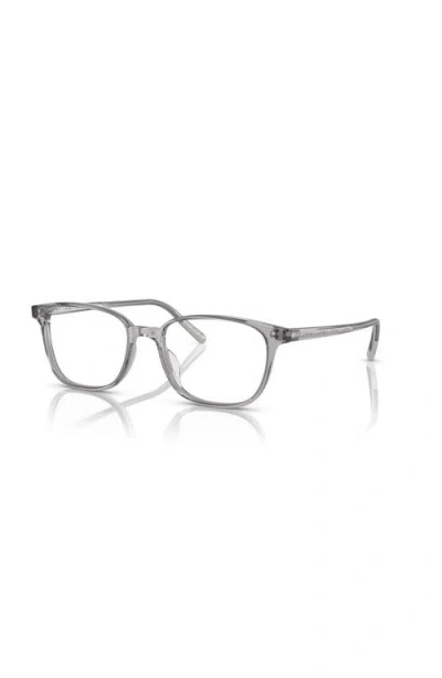 Oliver Peoples 53mm Square Optical Glasses In Gray