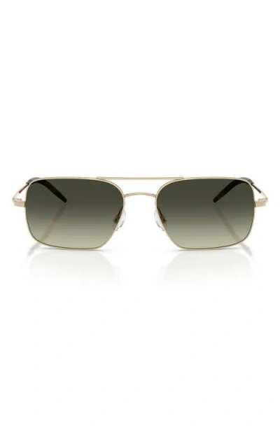 Oliver Peoples 55mm Victory Ii Rectangular Sunglasses In Pattern