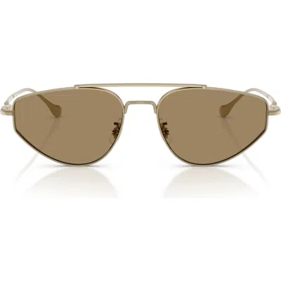 Oliver Peoples 56mm Jil Sander Edition 5 Irregular Sunglasses In Transparent