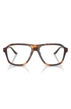 Oliver Peoples 56mm Pilot Optical Glasses In Dark Mahogany/demo Lens