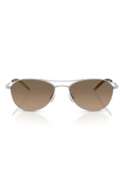 Oliver Peoples 57mm Pilot Polarized Sunglasses