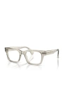 Oliver Peoples 57mm Square Optical Glasses In White