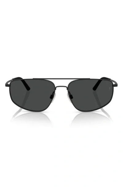 Oliver Peoples 59mm Pilot Sunglasses In Black