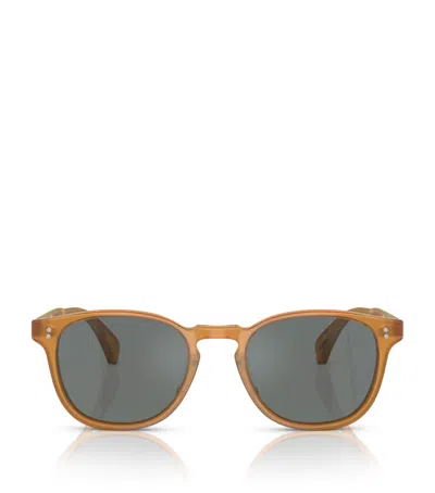 Oliver Peoples Ov5298su Amber Sunglasses In Brown