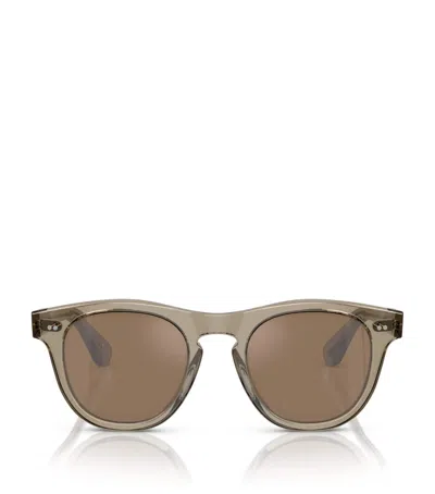 Oliver Peoples Acetate 0ov5509su Sunglasses In Brown