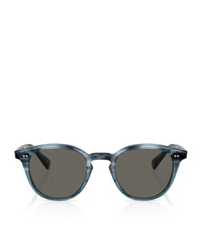Oliver Peoples Acetate Desmon Sun Sunglasses In Blue