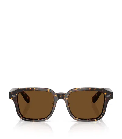 Oliver Peoples Acetate Errisson Sun Sunglasses In Brown