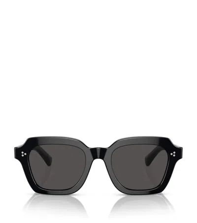 Oliver Peoples Acetate Kienna Sunglasses In Black
