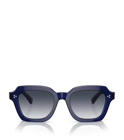 Oliver Peoples Acetate Kienna Sunglasses In Blue