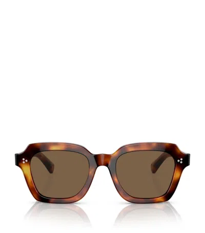 Oliver Peoples Acetate Kienna Sunglasses In Brown