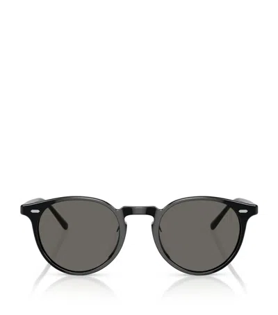 Oliver Peoples Acetate N.02 Sun Sunglasses In Black