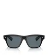 Oliver Peoples Acetate Oliver Sixties Sun Sunglasses In Black