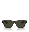 Oliver Peoples Polarized Acetate Square Sunglasses In Brown