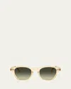 Oliver Peoples Acetate Square Sunglasses In Gradient