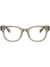Oliver Peoples Afton Square-frame Glasses In Neutrals
