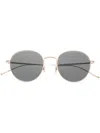 Oliver Peoples Altair Round-frame Sunglasses In Gold