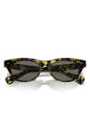 Oliver Peoples Avelin Havana Acetate Butterfly Sunglasses In Black/ Yellow